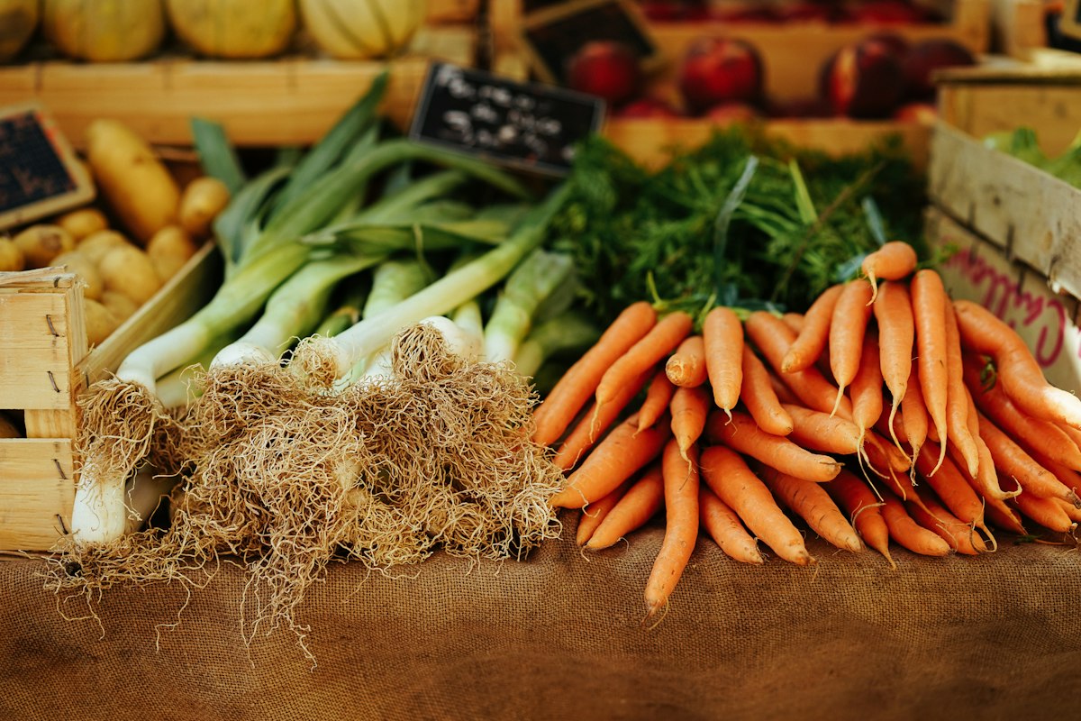 Fruits et légumes frais du marché